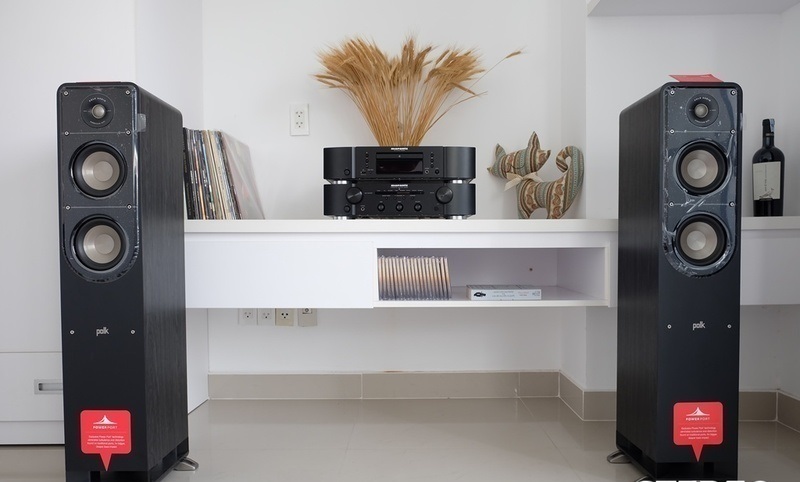 Dan phoi ghep Polk Audio Marantz hay