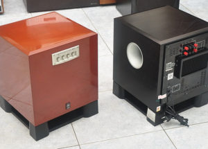 Loa subwoofer Yamaha YST-SW515 tích hợp sẵn ampli công suất lớn 250W mỗi kênh