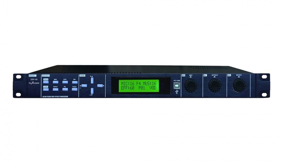 Vang số PA Audio Digital audio processor DSP-X8 mang kĩ thuật tiên tiến