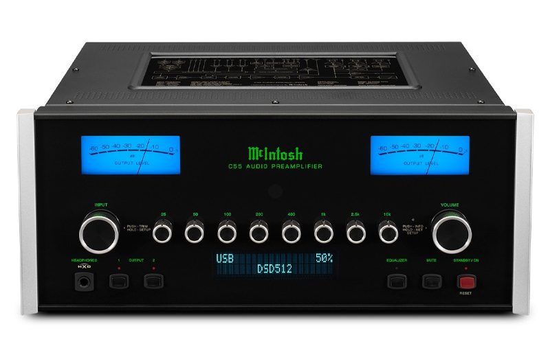 Pre ampli McIntosh C55 – Kiệt tác lai giữ truyền thống và hiện đại