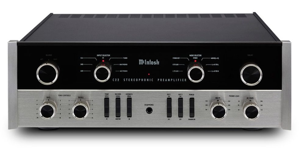 Pre ampli McIntosh C22 – Tiền khuếch đại ống: ngôn ngữ cổ điển, tinh chỉnh hiện đại